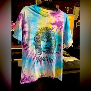 Vintage Doors T-shirt. Hand tie dyed.